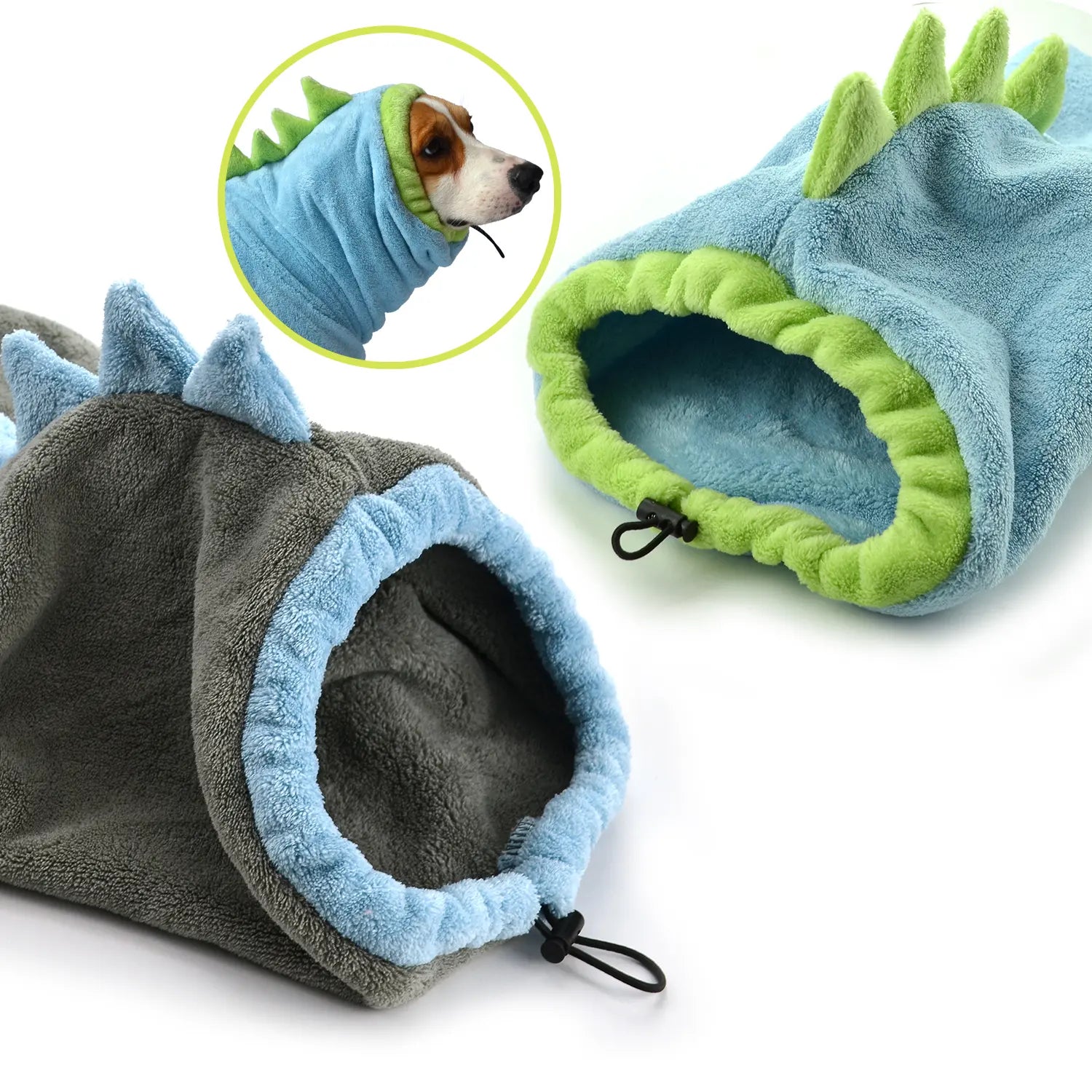 2 Counts Quick-Dry Dog Bathrobe Pet Towels Set, Adjustable Microfiber Robe with Drying Gloves, Ideal for Cold Weather and Beach Swimming Grooming Supplies #GLOBAL PICKS