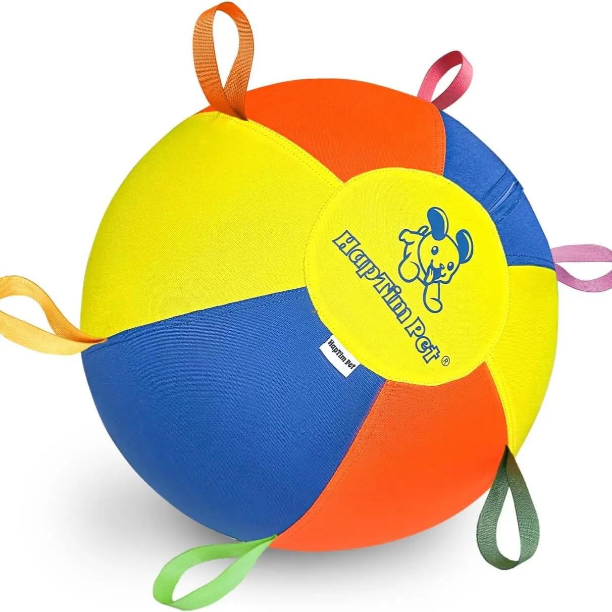 Hap Tim Herding Ball for Dogs Interactive Large Dog Ball with Handles Durable Outdoor Training Dog Toy for Medium to Large Dogs Corgis Australian Shepherd Cattle Dog Border Collie & Horses (NOT for Aggressive Chewing)