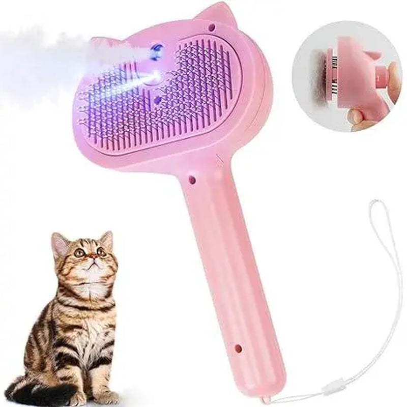 【Free Shipping】Pet Spray Hair Removal Comb, One Button Hair Removal Comb, Spray Odor Removal, Cat Brush, Dog Beauty Brush