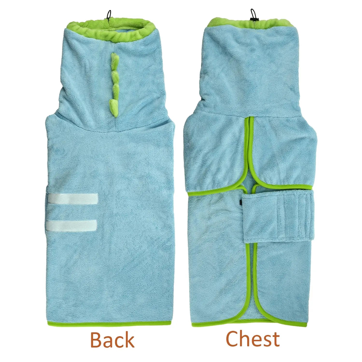 2 Counts Quick-Dry Dog Bathrobe Pet Towels Set, Adjustable Microfiber Robe with Drying Gloves, Ideal for Cold Weather and Beach Swimming Grooming Supplies #GLOBAL PICKS