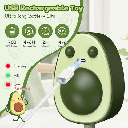 Interactive Cat Toys for Indoor Cats,Electric Hanging Door Clip Kitty Toy(Non Trace Self-Adhesive),Automatic Cat Wand Toy Chase Feather Toys for Bored Indoor Adult & Kitten Cats(Green)