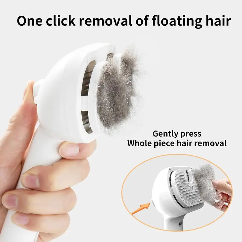【Free Shipping】Pet Spray Hair Removal Comb, One Button Hair Removal Comb, Spray Odor Removal, Cat Brush, Dog Beauty Brush